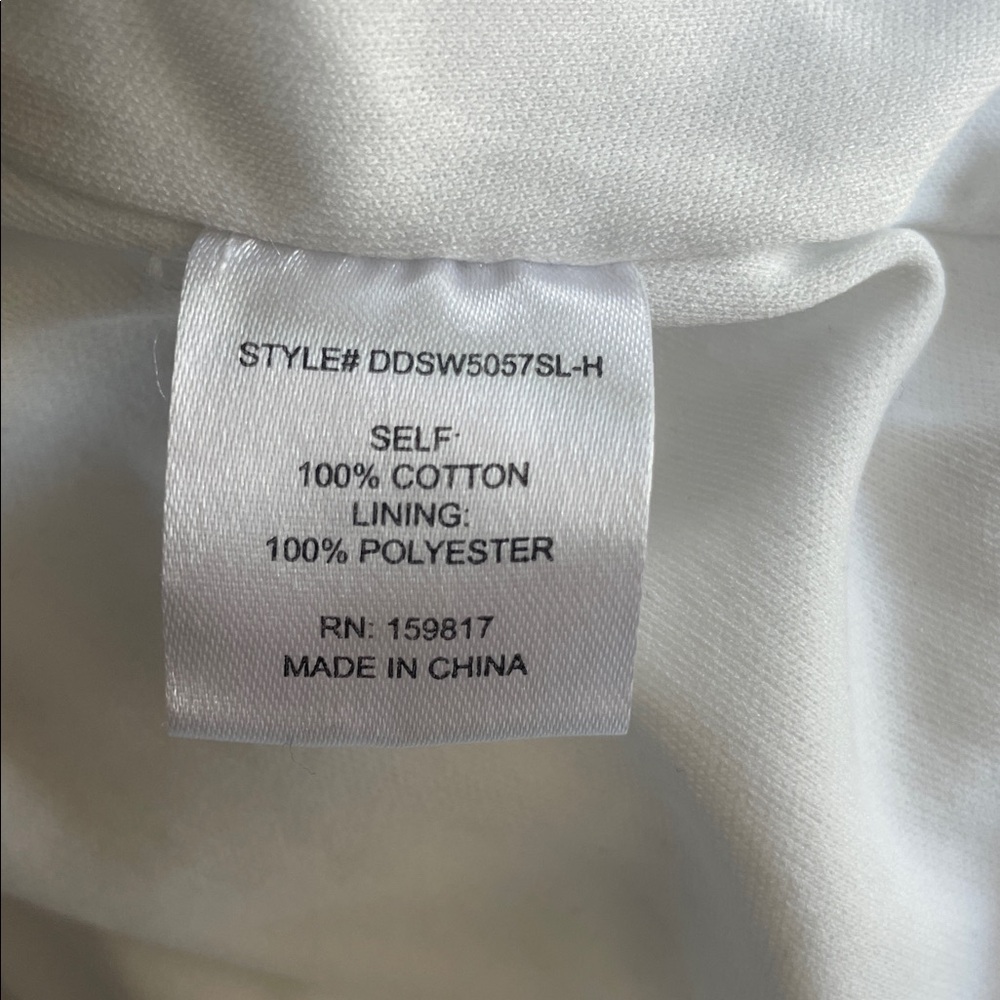 Altard state square neck cotton eyelet dress, white, size extra large - Picture 4 of 6